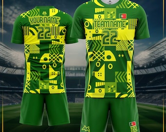 Personalized Portugal Soccer Jersey: Custom Name & Number Uniform