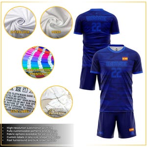 Spain Soccer uniform