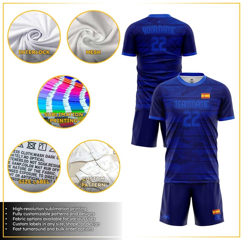 Spain Soccer uniform