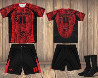 Custom Canada Kids Soccer Jersey Set - Personalized Name & Number