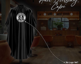 Personalized Hairdressing GOWN-waterproof Hair Salon Cape Custom Logo