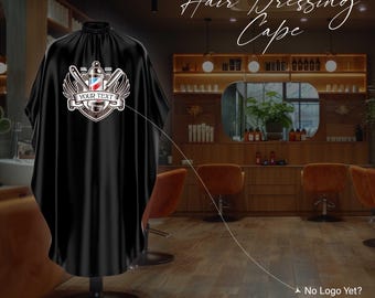 custom hairdressing barber cape with your text-Salon new year capes 2026