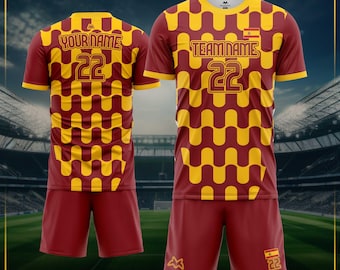 Custom Spain Soccer Jersey Kit: Personalized Gift for Soccer Fans