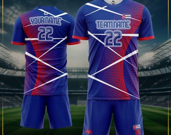 Uniforme de Fútbol para Adultos Personalizado con tu Nombre y Número - Camisetas de Torneo de Fútbol