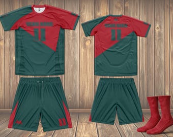 Personalized Toddler Soccer Kits with Name & Number, Back to School Soccer outfit, Fast Delivery