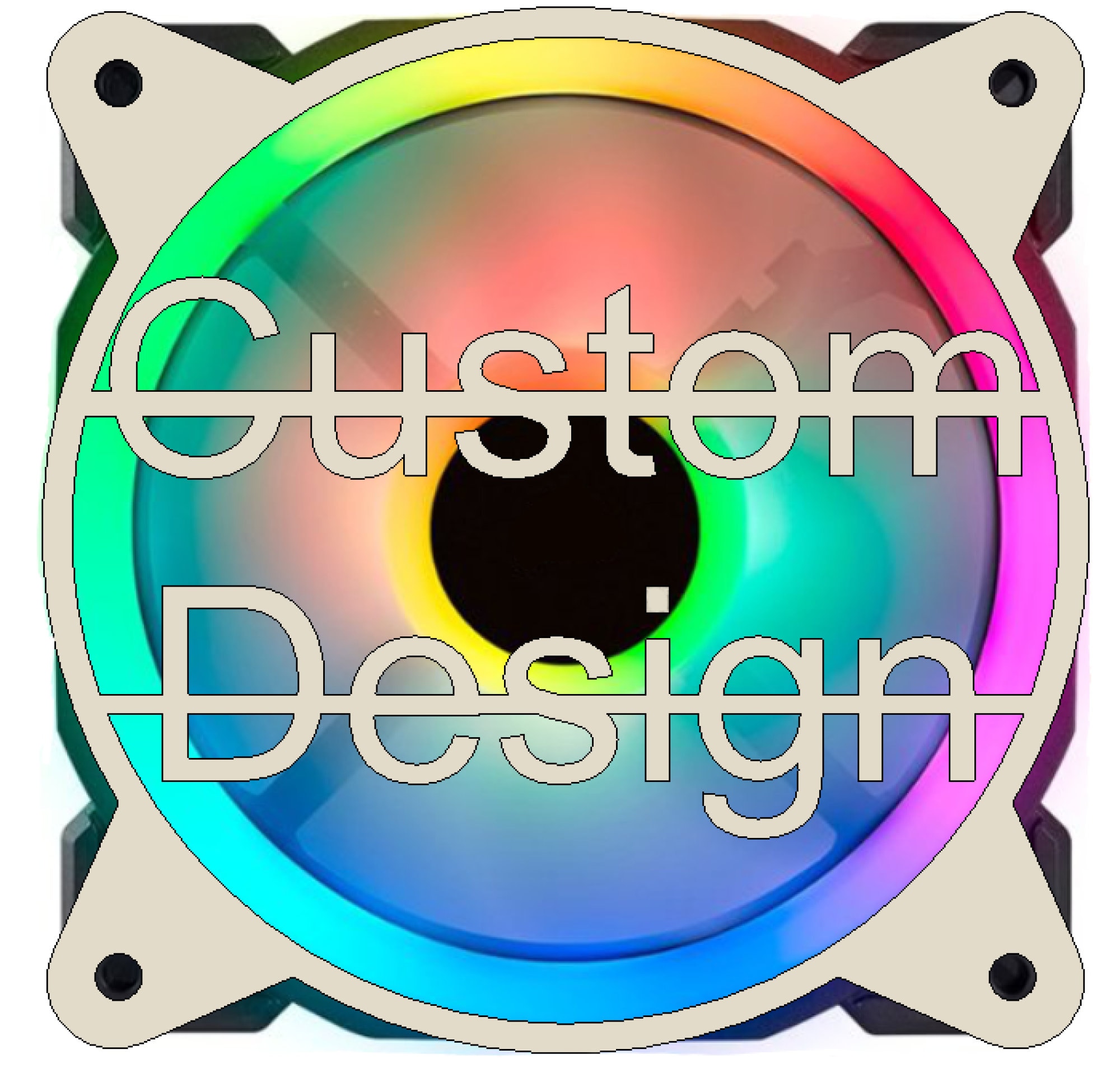 Custom 120mm PC fan covers