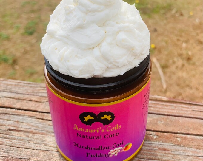 Marshmallow Root Hair Butter, Curl Defining Cream, Curly Hair Leave In