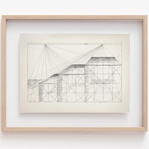 Hans Vredeman&#39;s Perspective Drawing: 16th Century Geometry Print (Instant Download)