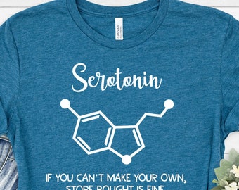 Serotonin Molecule Shirt: Mental Health Awareness Tee