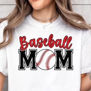 Baseball Mom Shirt, Cute Game Day Tee for Mothers, Sports Mom Shirt, Perfect Gift Idea for Mother&#39;s Day, Baseball Season Mom Tee.