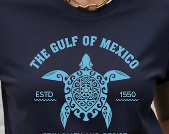 Gulf of Mexico Turtle Shirt: Stay Salty Resist Tee