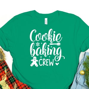 Cookie Baking Crew Shirt, Family Christmas Shirt, Cute Christmas Shirt, Tester Shirts, Christmas Gift for Kids.