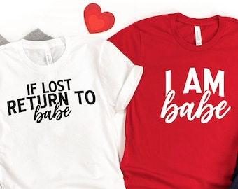 Ensemble de chemises assorties pour couple, cadeau amusant pour la Saint-Valentin
