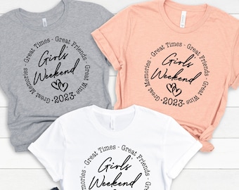 Maillot filles week-end 2023 : t-shirt voyage en tribu