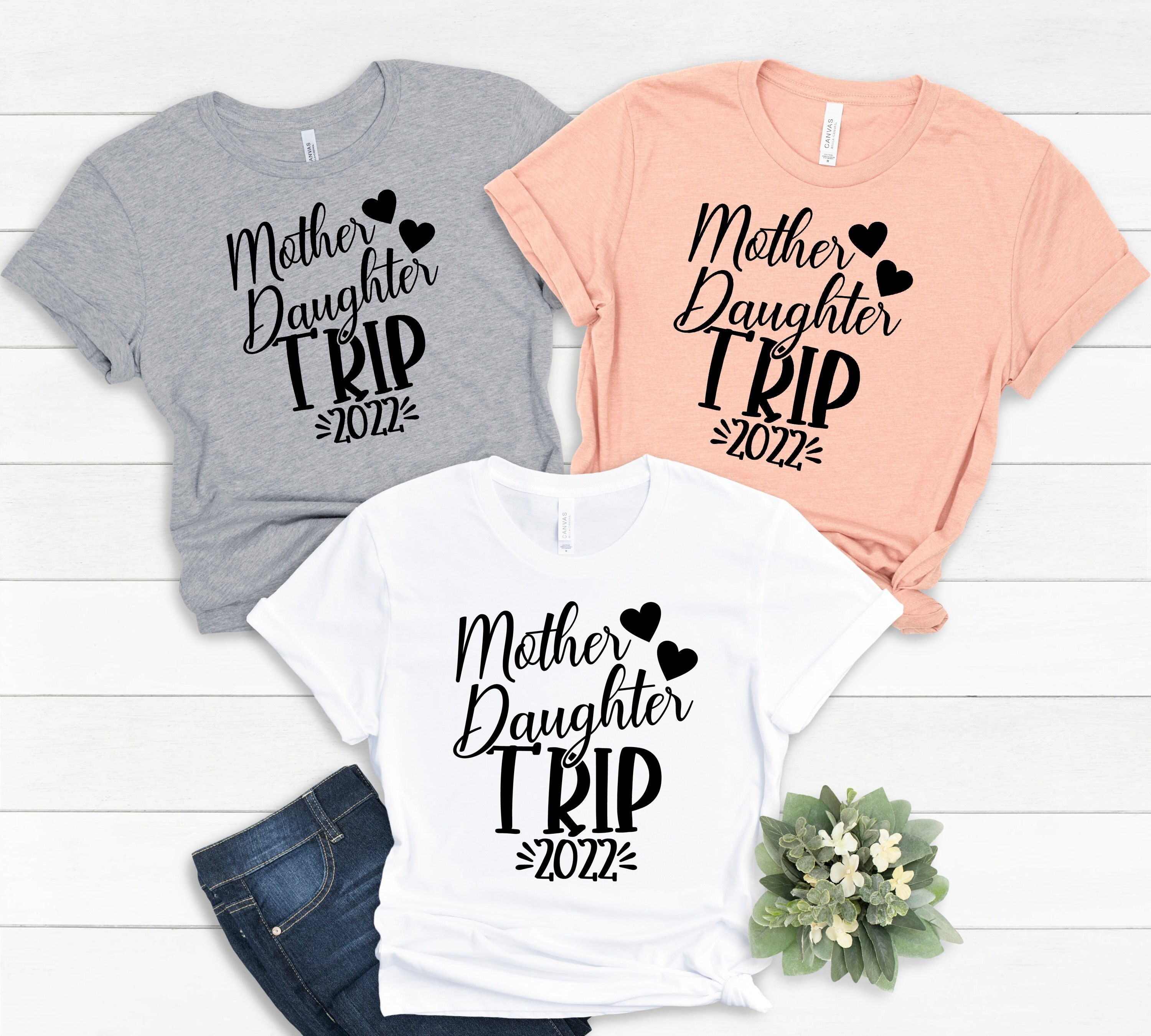 Mother Daughter Trip 2022 Shirts Summer Trip Shirt Mom and Etsy