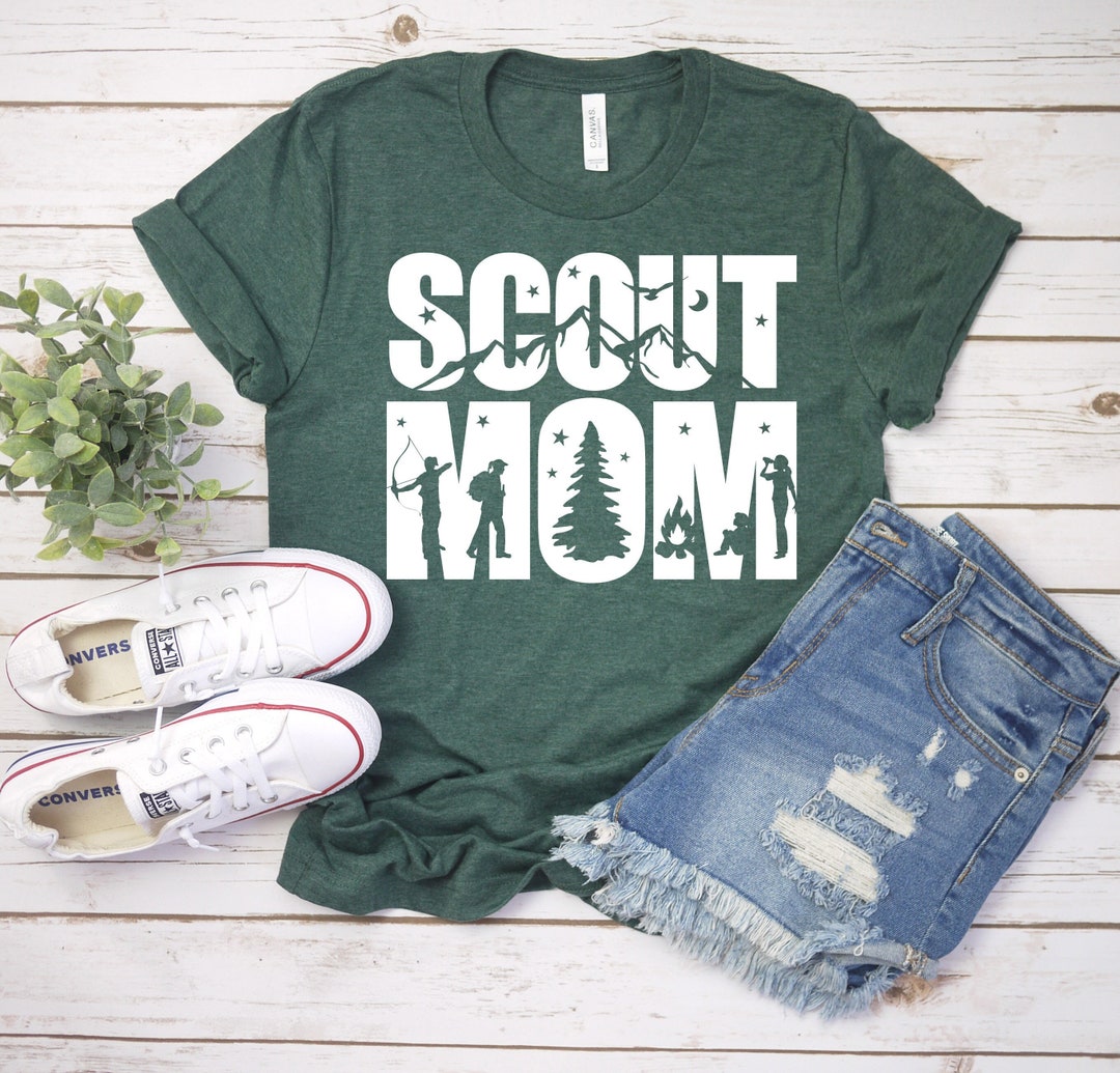 Scout Mom Shirt, Camper Mom Shirt, Mother's Day Gift, Hiking Shirt ...