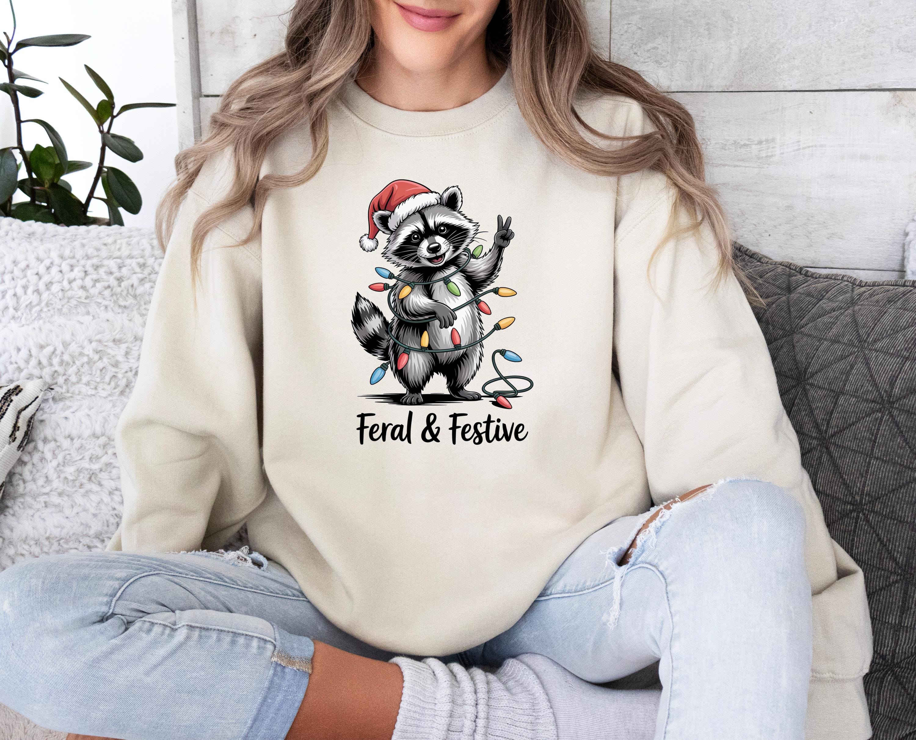MAOGUYUN Women's Christmas Sweatshirt - Funny Graphic Tree Crewneck Pullover, Long Sleeve Holiday Top (Xmas Gift) - View #9