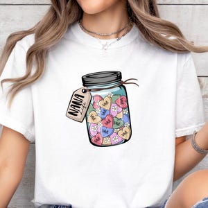 Custom T-shirt for Nana,  Nana T-shirt with Grandkids Name, Custom Grandma shirt, Grandma Heart Shirt, Grandma shirt, Grandkids Name Shirt.