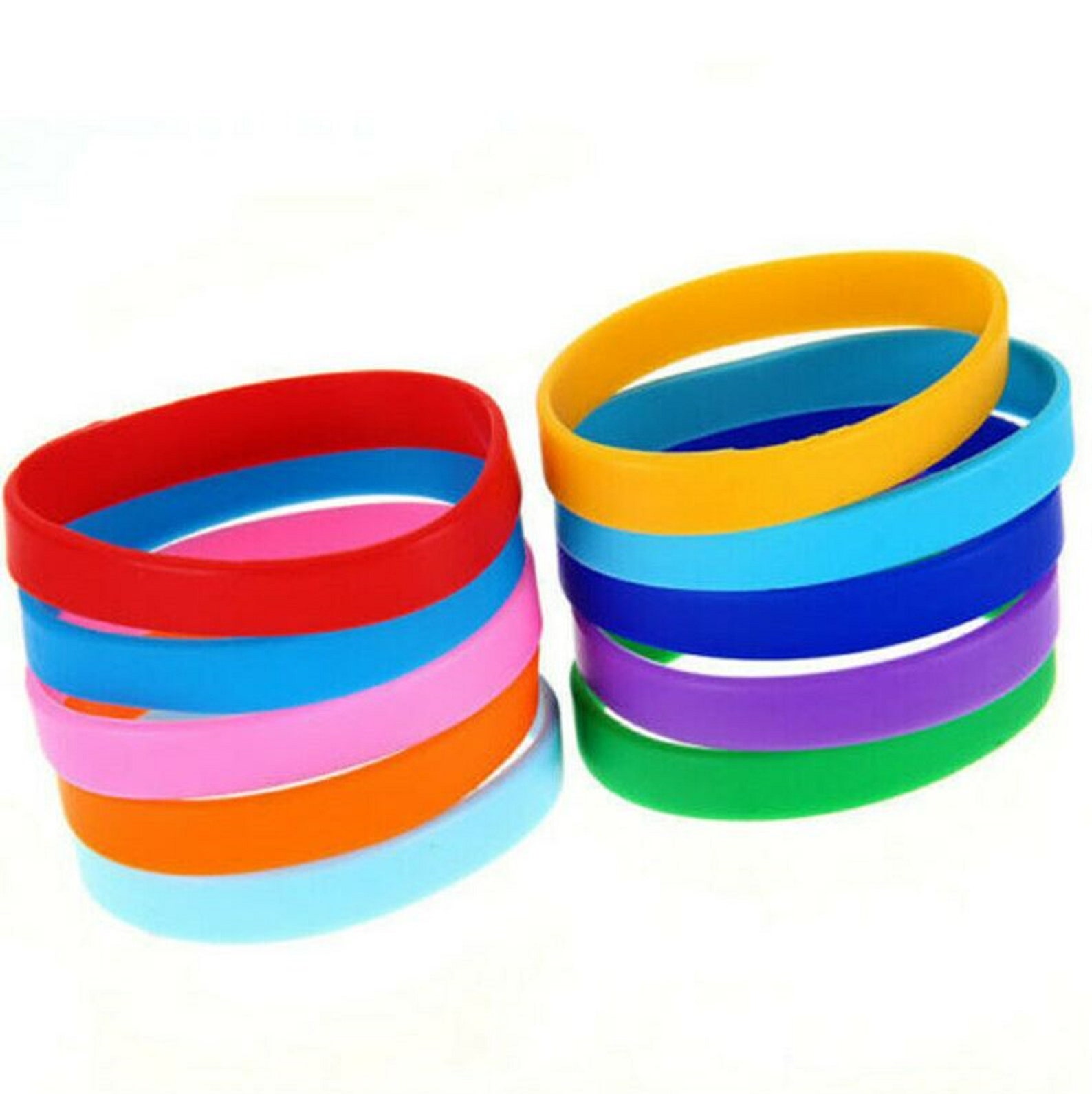 Silicone Rubber Elasticity Wristband Bracelet Cuff Wrist Band Etsy