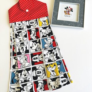 Cartoon cute hanging kitchen towel, hanging towel with snap closure, decorative towel, hand towel, dish towel