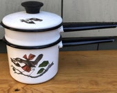Collection Enamel Stove Top Pots Saucepans