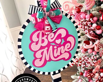 Valentine day door hanger, Valentines Day Door Hanger, Door Hanger, Be Mine Door Hanger, Timber Crafts, Timber Crafts Door Hanger