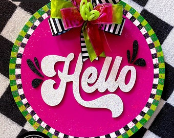 Watermelon Door Hanger Tutorial, Timber Crafts, Door Hanger Tutorial, Timber Crafts Tutorial, Timber Crafts Door Hanger
