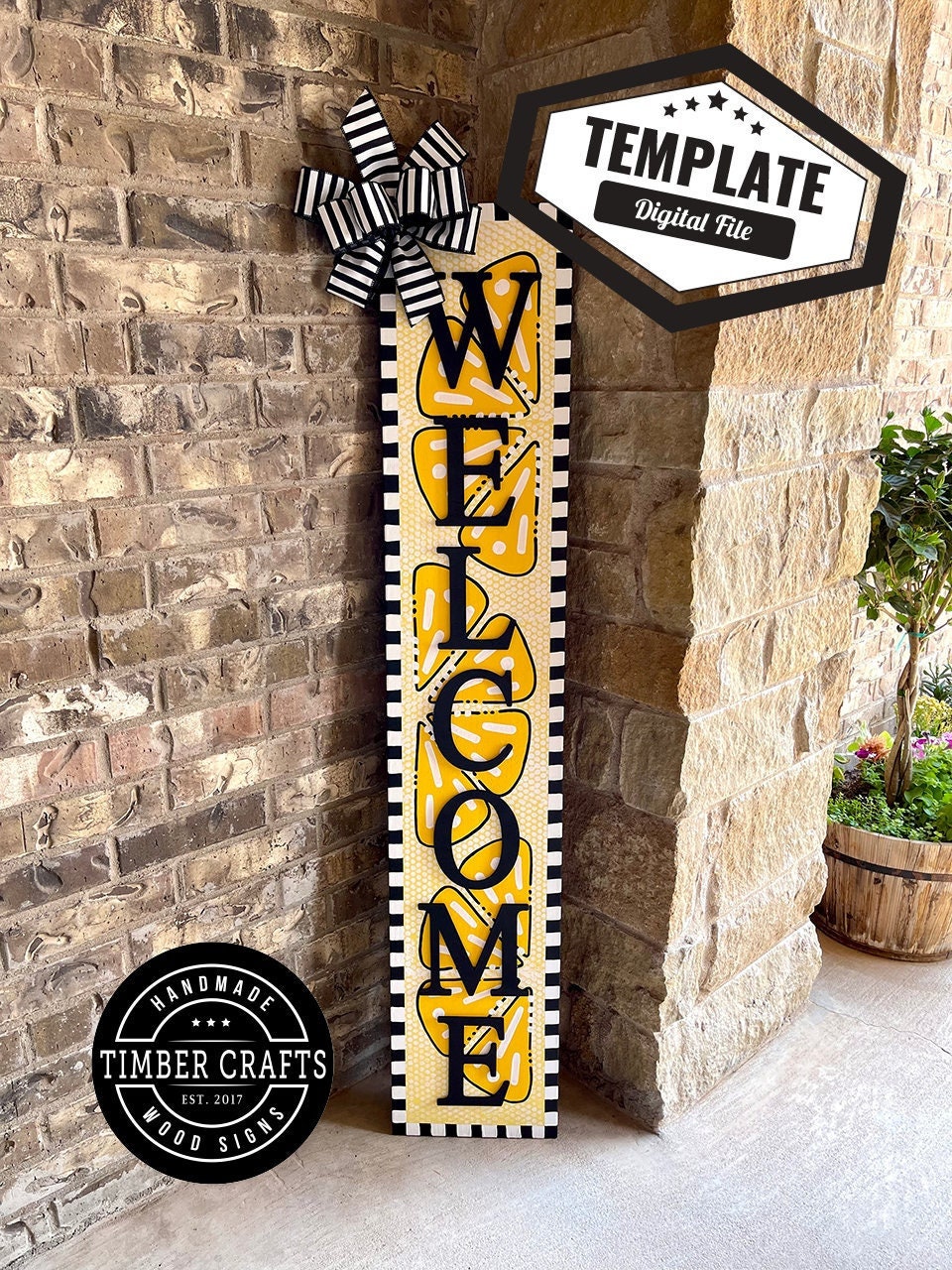Lemon Porch Sign Template, Porch Sign Template, Template,