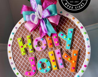 Holly Jolly Gingerbread House Themed Door Hanger, Gingerbread Themed, Timber Crafts, Timber Crafts Door Hanger, Wood Sign, Christmas Sign