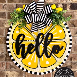 Lemon Door Hanger