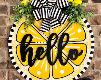 Lemon Door Hanger