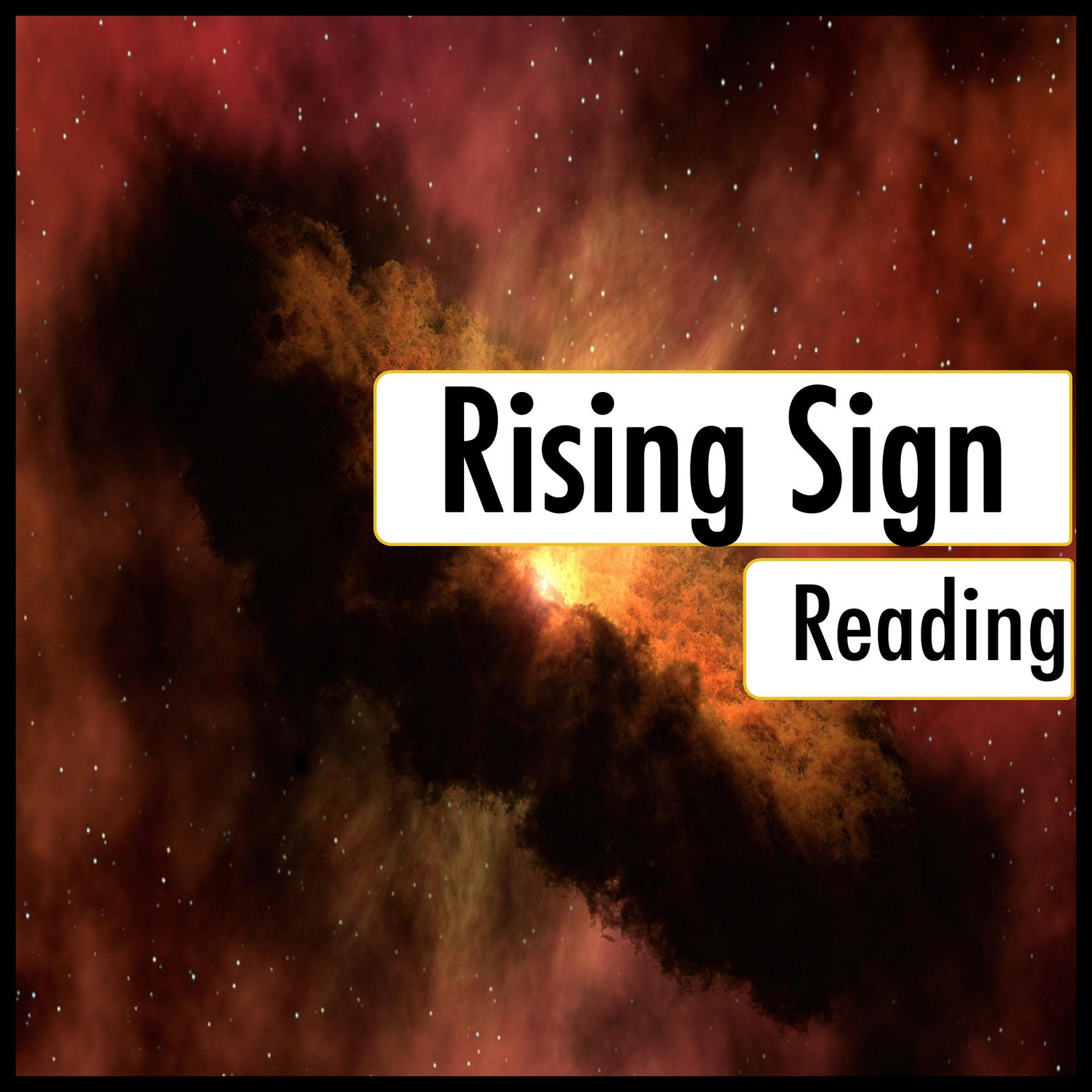 Rising sign reading astrology ascendant natal chart rising | Etsy