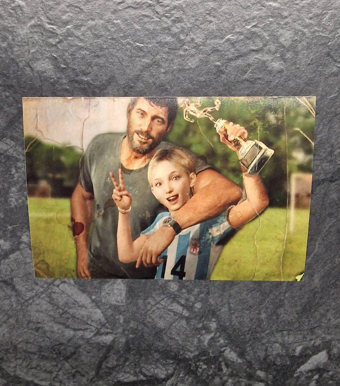 Joel and Sarah Polaroid Photo the Last of Us HBO Series 