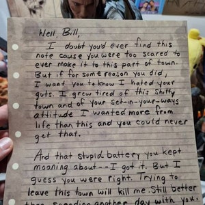 Carta de Frank / The Last of Us (venta limitada)