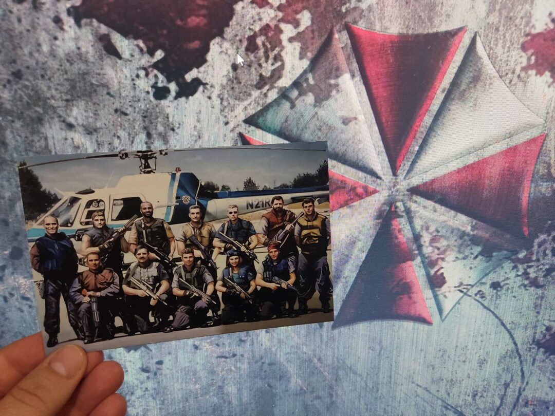 Resident Evil STARS Team Photo - Etsy