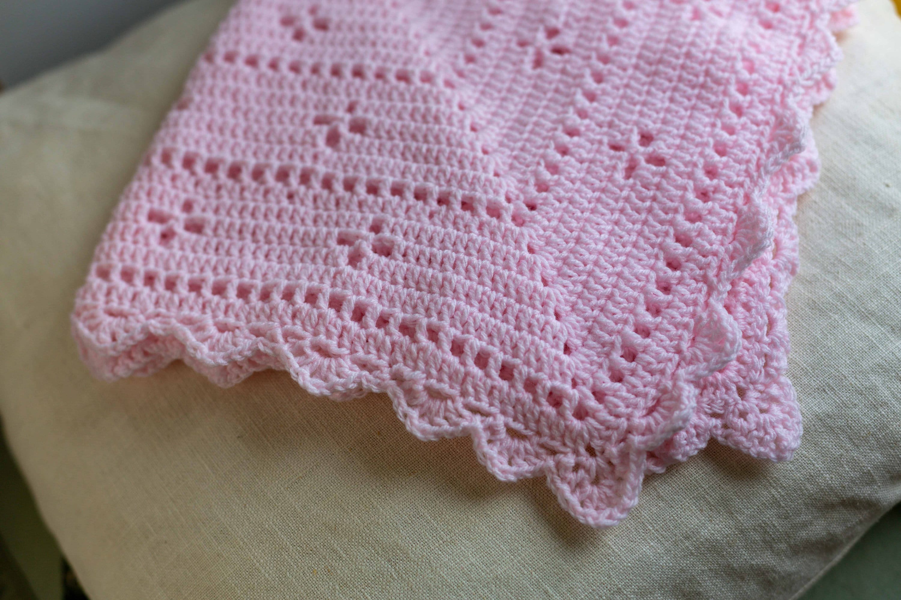 Crochet Baby Blanket Pattern Midwife in a Square Etsy