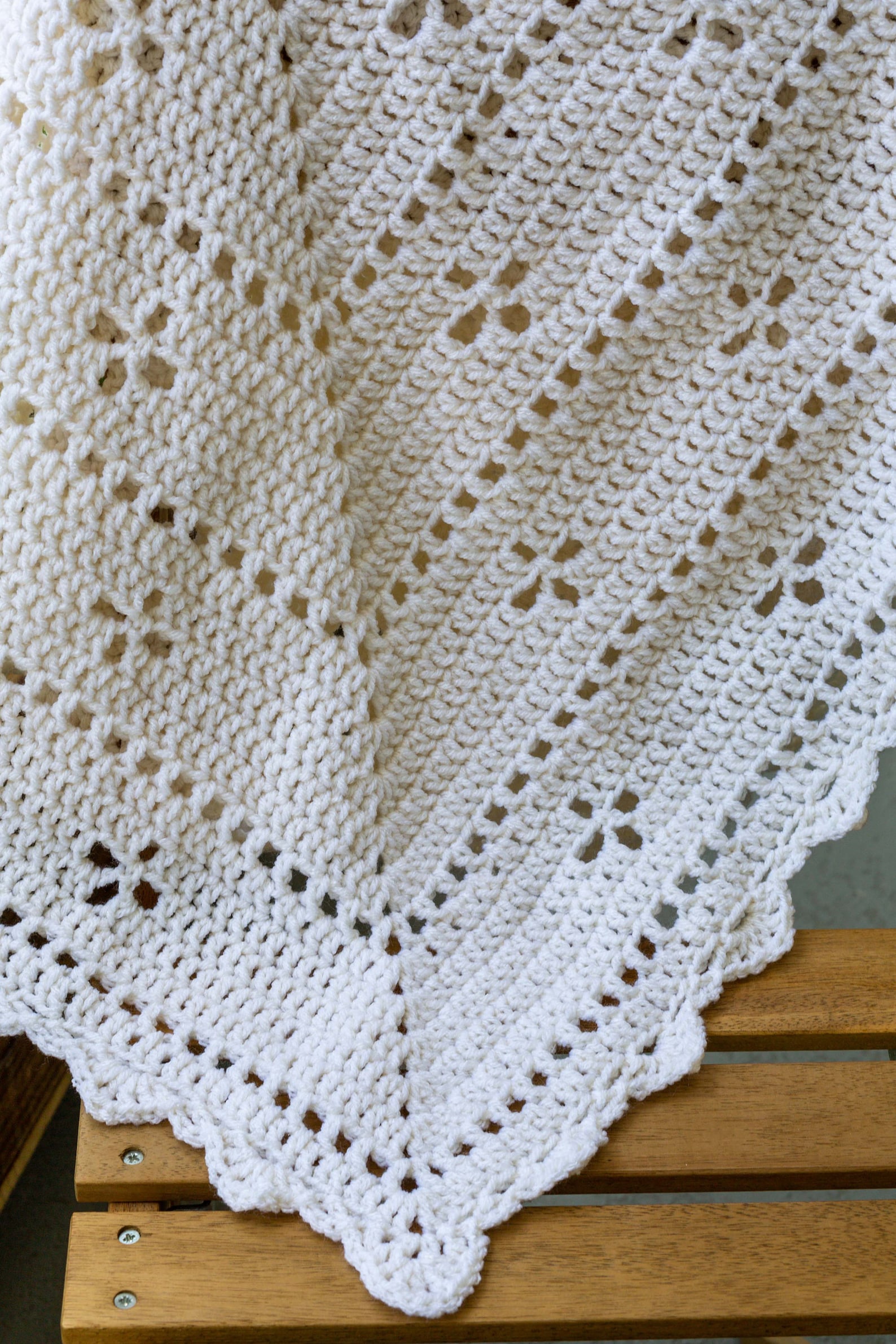Crochet Baby Blanket Pattern Midwife in a Square Etsy