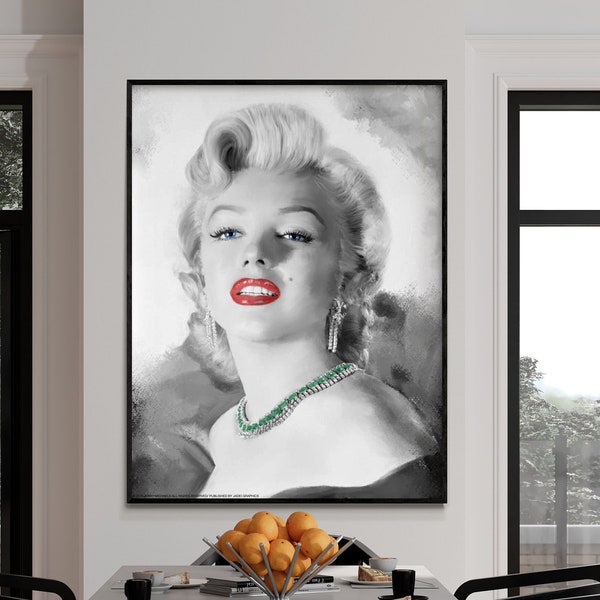 Hollywood Glamour Master Bedroom Remodel Idea, Marilyn Monroe Pics, Marilyn Monroe Pop Art Office Decor, Hollywood Celebrity Picture