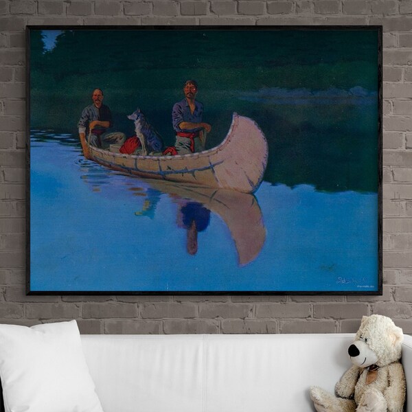 Canoe Art Etsy