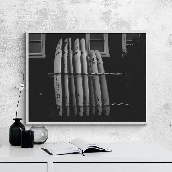 Surfboard Framed Art Etsy