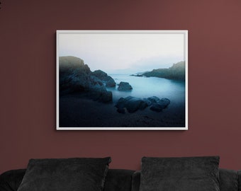 Coastal Ocean Prints, Ocean Waves Photography, Beach Photo Frame, Tropical Beach Decor, Beach Shore Print,Oversized Wall Art, Large Wall Art