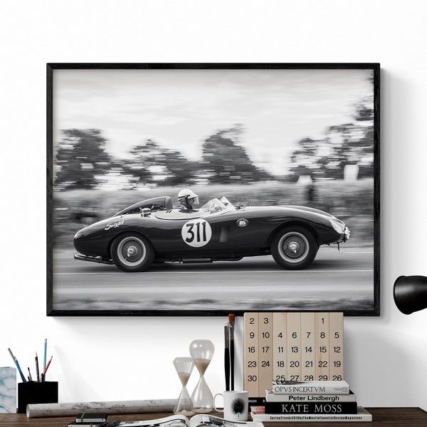 Vintage race by BRAUN Studio, Vintage Race Car Photography Print, Gift for F1 Fan, Racing Car Picture Decor Idea Poster Print