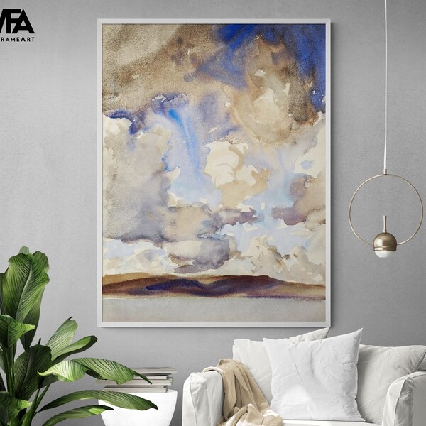Large Cloud Art Etsy