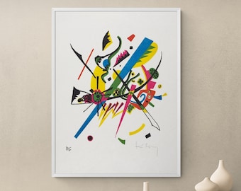 Small Worlds I by Vasili Kandinski, Framed Wassily Kandinsky Decor, Kleine Welten Art Print, Colorful Abstract Print, Framed Wall Art