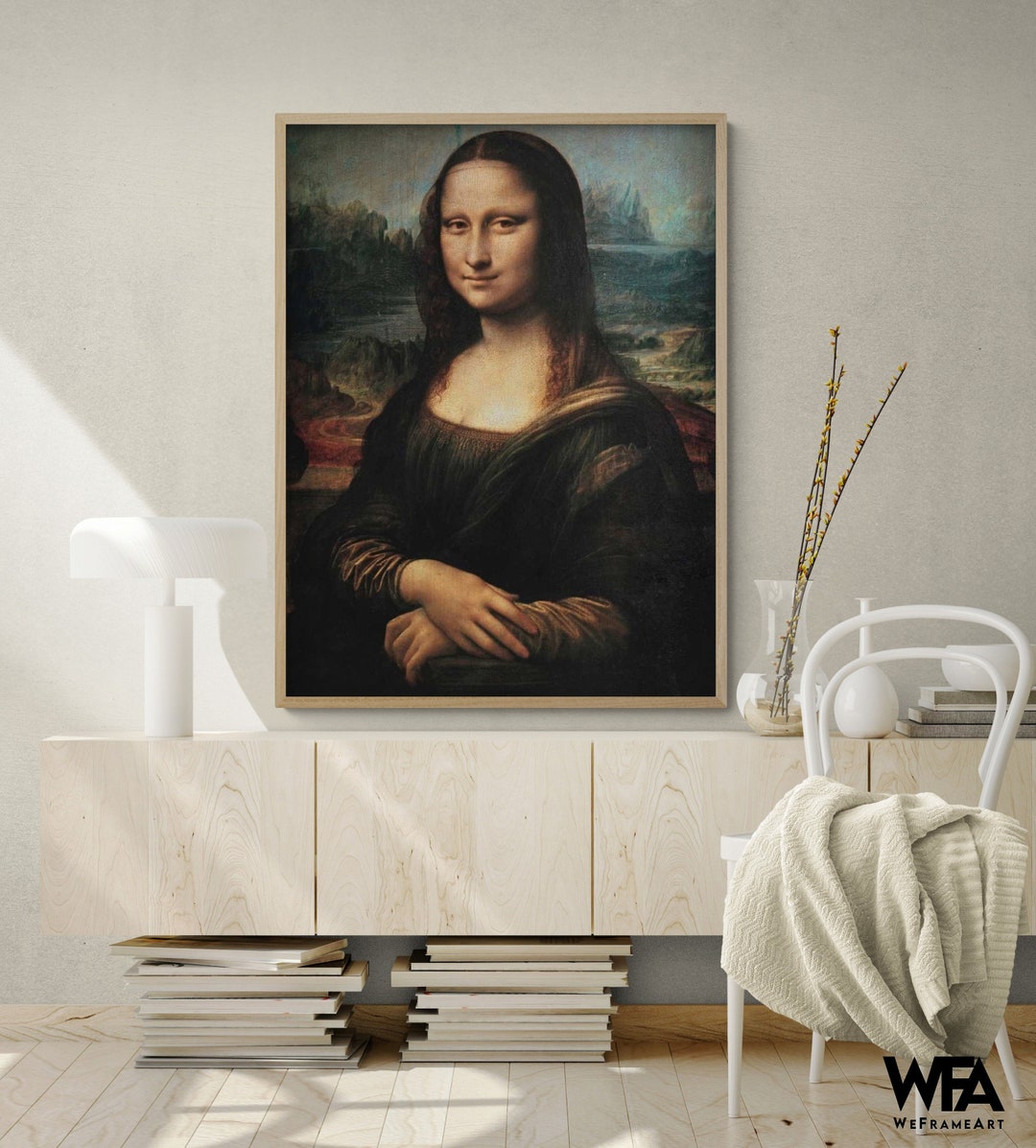 Mona Lisa by Leonardo Da Vinci, Beautiful Woman Wall Decor, Pretty ...