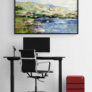 Summer Cove Abstract Landscape Print, Ethan Harper Outdoors Painting