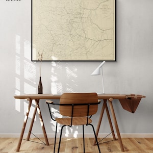 Colorado Map Art Print, Framed Colorado Map Artwork, Map Wall Decor Print, Colorado Map Wall Art, Framed Wall Art, Oversized Wall Art