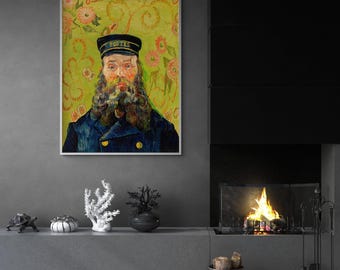 Van Gogh "The Postman" Framed Art Print