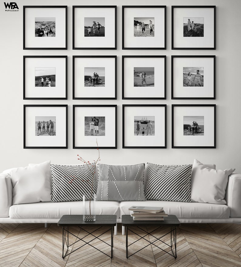 Gallery Wall Art Frame Set Minimalist Black Wooden Frame for Etsy