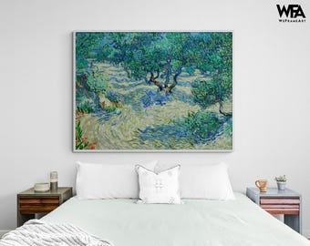 Van Gogh Olive Trees Print, Framed Wall Art